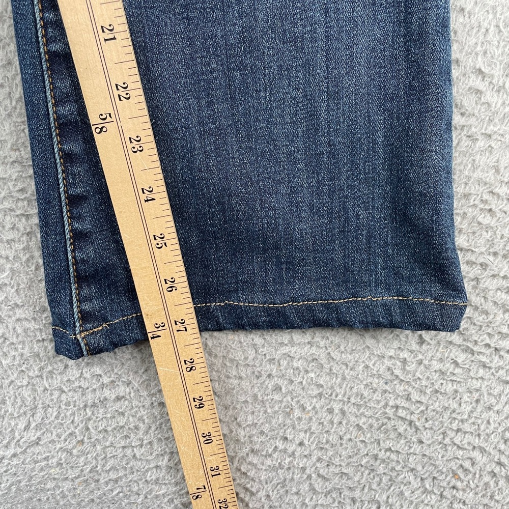 KUT from the Kloth Jeans Women 4P Blue Ana High Rise Flare Front Patch Pockets - Picture 5 of 10